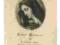 Matka Boska obrazek malowany przezrocze 1900r