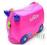 TRUNKI Jeżdząca WALIZKA TRIXI - Jeździk - RÓŻOWA