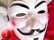 Maska ANONYMOUS Guy Fawkes V jak Vendetta