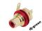 NEUTRIK NYS367-2 GNIAZDO RCA CZERWONE SKLEP RADOM