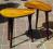 DESIGN 1950 / DWA BLIZNIACZE STOLIKI / RARYTASIK
