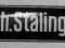 ul. Boh. Stalingradu   - blacha emaliowana