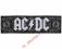 Naszywka AC/DC -brian & angus cog-  długa