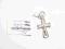 POLECAM!!! SREBRNY KRZYŻYK DO ŁAŃCUSZKA  1,24g