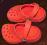 crocs - super buty roz. 6 7 / 23 24 czerwone