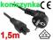 Kabel koniczynka 1,5m zasilacz laptop netbook HQ