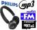 PHILIPS SŁUCHAWKI + MP3 + FM. Bezpłatna dostawa!