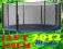 TRAMPOLINA BATUT BEZPIECZNA SIATKA 12FT 360CM HIT!