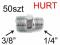 REDUKCJA PNEUMATYCZNA 3/8'' GZ-1/4'' GZ 50szt HURT