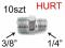 REDUKCJA PNEUMATYCZNA 3/8'' GZ-1/4'' GZ 10szt HURT