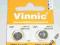 2 baterie Vinnic L921 - AG6 - SR920 - 371 - RW315