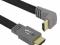 Kabel HDMI PŁASKI GOLD 1,5m TITANUM TB109 1.3c 90'