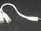 3 PIN ADAPTER ROZGAŁĘŹNIK MINI JACK  3.5mm