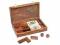 Zestaw gier - karty, domino i kości prezent grawer