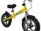 Rowerek biegowy SPARTAN POMPOWANE KOŁA żółty