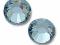Dżety hotfix SWAROVSKI ss10 10szt Aquamarine