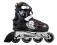 ROLKI REGULOWANE GUTS BOY ABEC-7 CZARNE 069B 35-38