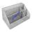 ActiveJet organizer nabiurkowy srebrny metalowy