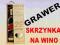 Grawerowana skrzynka na wino podziękowanie GRAWER