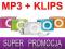MINI ODTWARZACZ MP3 KLIPS SŁUCHAWKI AKCESORIA 8 GB