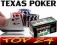 ZESTAW DO POKERA TEXAS KARTY ŻETONY + TASOWARKA