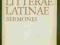 Lewandowski, Wikarjak - LITTERAE LATINAE SERMONES