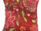 !!! Poszewka "RANIA" KWIATY 45/45 BORDO