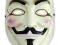 Maska V for Vendetta Fawkes Anonimowi /LICENCJA