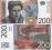 Jugosławia 200 dinarów P-157 2001 Stan I UNC