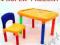 Stolik kolorowy dla dziecka z krzesełkiem+ prezent