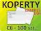 Koperty z nadrukiem C6 - 100 szt. Ekspres