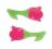 GYMBOREE 2x SPINKI DO WLOSOW bright tulip *NOWE*