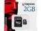 KINGSTON KARTA PAMIĘCI 2GB MicroSD +Adapter SD