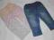 rybaczki ciążowe jeans NEXT i H&M r. M