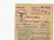 stary dokument Ausweiskarte III Rzesza Hitler