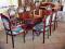 STÓŁ Z 8 KRZESŁAMI - WŁOSKI, MAHOŃ  !!
