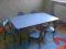 STOLIK  i 4 KRZESEŁKA