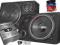 skrzynia basowa BB1202 2szt + wzmacniacz  + kable