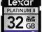 Karta Lexar SDHC 32GB Class10 PLATINUM II