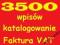 KATALOGOWANIE 3500 wpisów / za grosze - KUP TERAZ