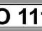 Rejestracja TIR blacha 100x22 NACZEPA WYWROTKA TIR Rejestracja TIR blacha 100x22 NACZEPA WYWROTKA TIR
