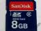 KARTA SanDisk SD, SDHC 8 GB FV