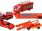 ZESTAW MODELI METALOWYCH STRAŻ POŻARNA LAWETA AUTO