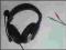 DUŻE SŁUCHAWKI Z MIKROFONEM. JACK SKYPE TLEN GG
