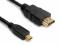 Kabel HDMI - mikroHDMI (A-D) FullHD 1080P dł. 2.0m