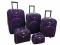 WALIZKI KOMPLET 3w1 + 2 KUFERKI WALIZKA PODRÓŻNA