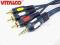 VITALCO kabel przewód jack / 3 RCA chinch 1,5m