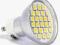 Żarówka LED GU10 24 x smd 5050 biała ciepła 230v