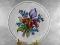 dekoracyjny talerz________kwiaty irys