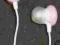 Słuchawki douszne iPod iPhone GWIAZDKI różowe